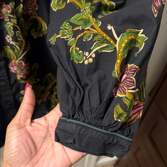 FARM Rio Navy Dress with Floral Embroidery - Picture 6 of 7